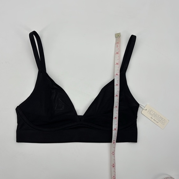 Aerie Smoothez sheer mesh lightweight Black Women's Bralette size XS NWT - Picture 13 of 14